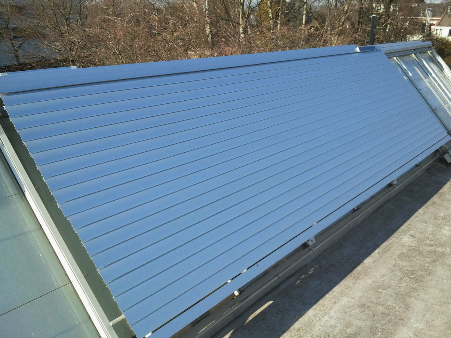 Поворотные алюминиевые ламели Sunshield