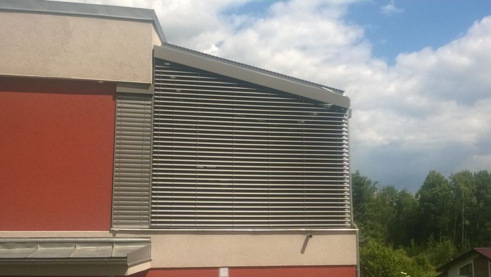 Поворотные алюминиевые ламели Sunshield